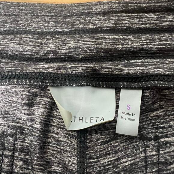 ATHLETA Women's Joggers Gray Size Small Zip Pockets Tapered Legs Stretch Lounge - Picture 7 of 7